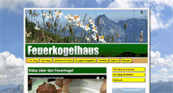 Desktop Screenshot of feuerkogel.com