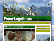 Tablet Screenshot of feuerkogel.com